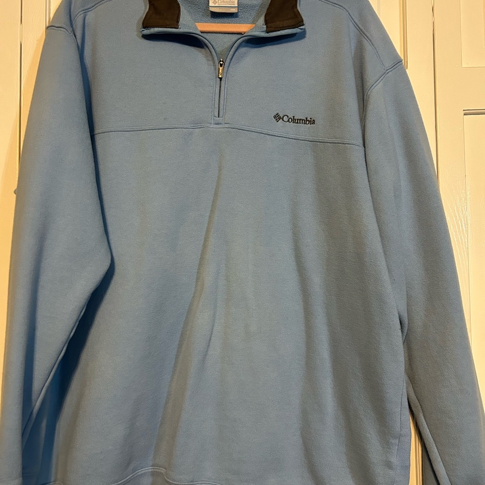 Columbia Sky Blue Half-Zip Fleece